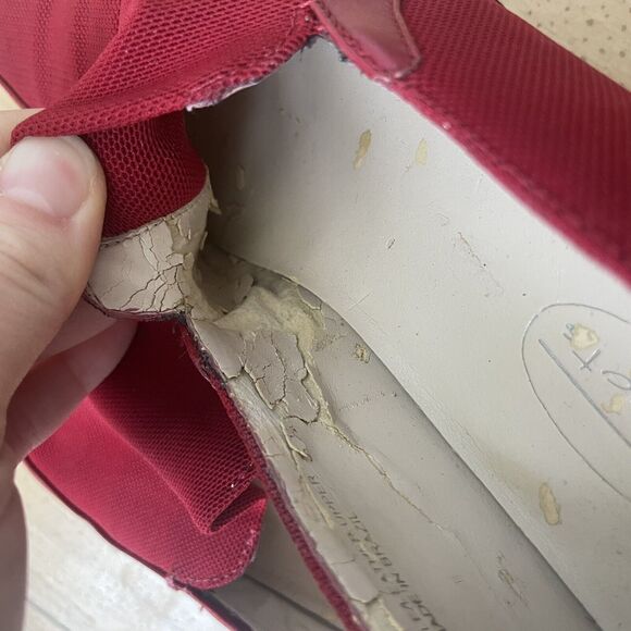 Vintage‎ Talbots Red Womens Loafers Size 5.5 - Picture 6 of 10